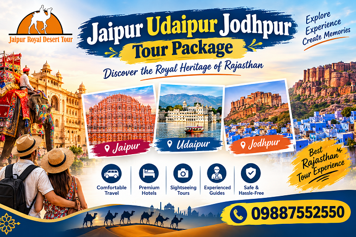Jaipur Udaipur Jodhpur Tour Package | Rajasthan Tour by JRD Tours