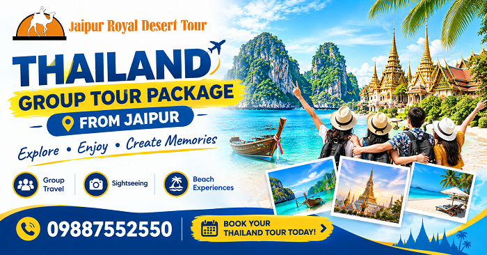 Thailand Group Tour Package from Jaipur | JRD Tours